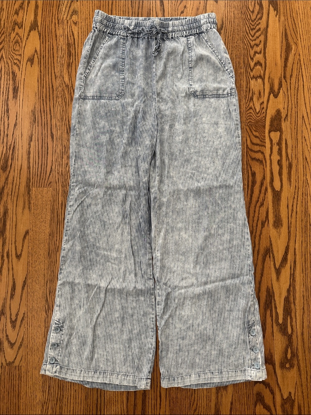 Soft Railroad Stripe Striped Pants